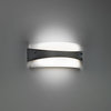 Invicta Indoor Wall Sconce, Chestnut Finish, Opal Acrylic Diffuser