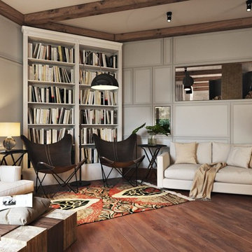 Living Room 3D Render for Fresno Project