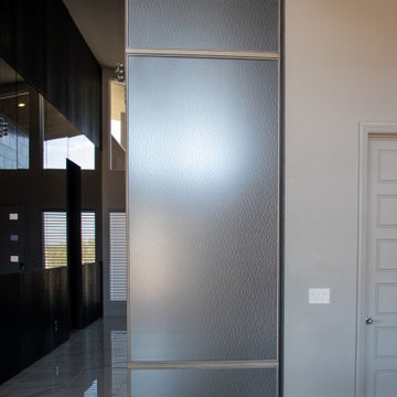 Full Panel Custom Screen at Foyer