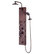 Sedona ShowerSpa Hammered Copper Shower Panel with Oil-Rubbed Bronze