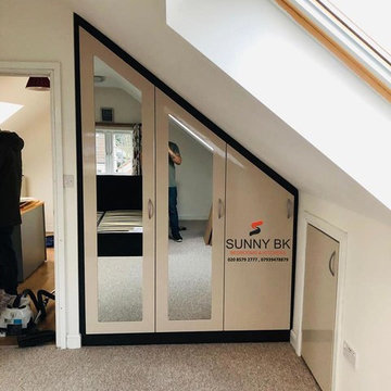 wardrobes in Loft room by Sunny Bedrooms and Kitchens Limited in Hayes