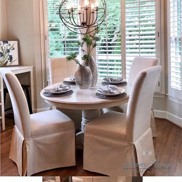 Kitchen Before and After Vacant Staging in Alpharetta by Anew Home