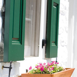Custom Cedar Shutters - Windows