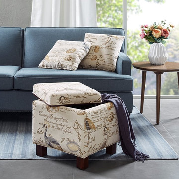 Madison Park Shelley Ottoman