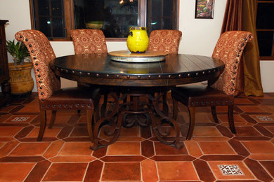 Tuscan dining room photo in San Francisco