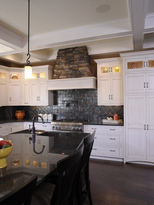 Stacked Stone Hood Ideas, Pictures, Remodel and Decor