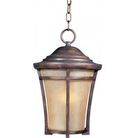 Maxim Balboa VX EE 1-Light Copper Oxide Golden Frost Glass Hanging Lantern