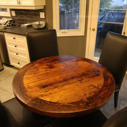 Round Reclaimed Wood Tables - Dining Tables