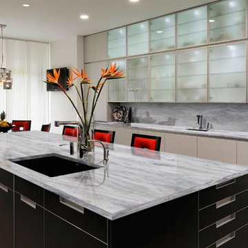 Damasco White Marble Kitchen