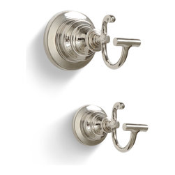 Wall Hooks, Large and Small, Set of Two - Wall Decor