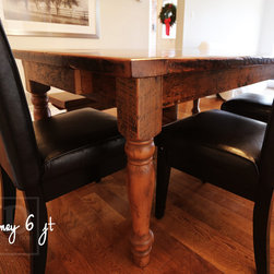 Reclaimed Wood Harvest Tables - Products