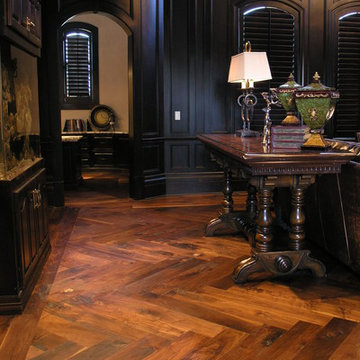 Hand Scraped Hand-Hewn Hand-Rubbed Antique Finish on Black American Walnut