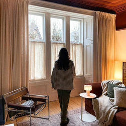 Bay Window Custom Curtains - Curtains