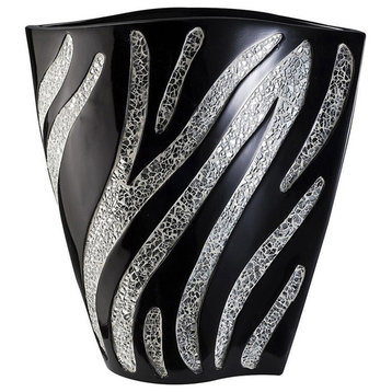 14"H Zebra Decorative Vase