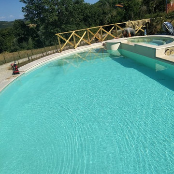 Piscina panoramica a Piegaro
