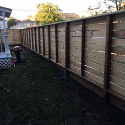 Cottage Wood Fence - Horizontal - Home Fencing And Gates