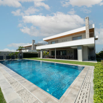 Marin & Natural Mocha Porcelain Tiles - Cesme,Izmir Villa