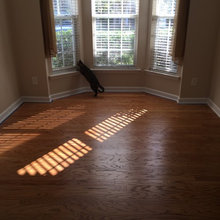 Our refinished floor