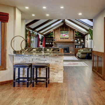 Tudor Home Kitchen, Bar, and Laundry