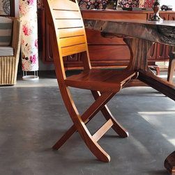 Mojo Foldable Teakwood Chair - Folding Chairs And Stools