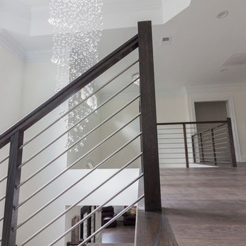 Project #50 | Geometric Staircase with Contrasting Tones