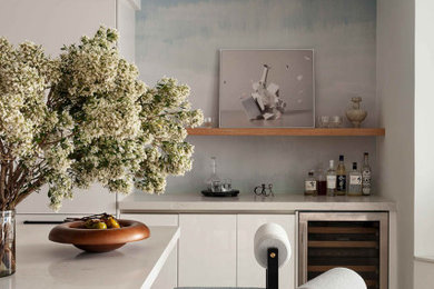Inspiration for an eclectic kitchen remodel in New York