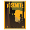 Matt Brass Yosemite National Park "The Great Valley" Art Print, 9"x12"