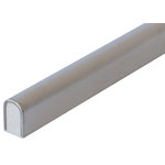 Unique Design Solutions - 0.5"x12" Bullnose Metallix Liner, Set Of 4, Brushed Stainless Steel - Sold in sets of 4