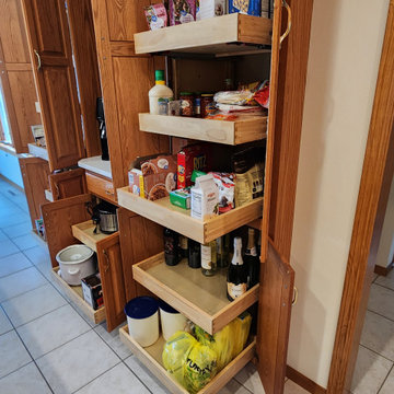 Kitchen Remodel With New Countertops and Backsplash