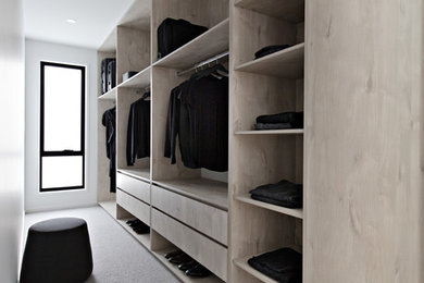 Design ideas for a scandinavian storage and wardrobe in Central Coast.