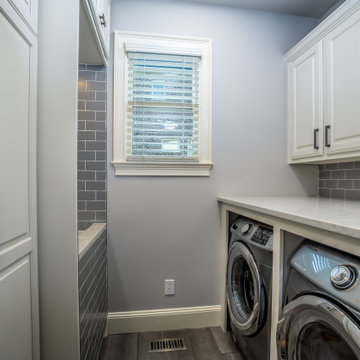 Laundry Room with Custom Dog Bath