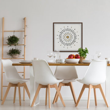 "Circular Sequence" Framed Painting Print