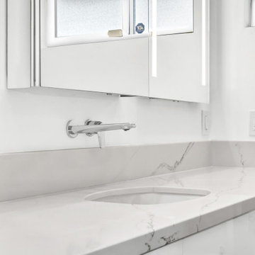 Luxury, Sophistication, And Modern Minimalism, High-End, Spa Like Bathroom