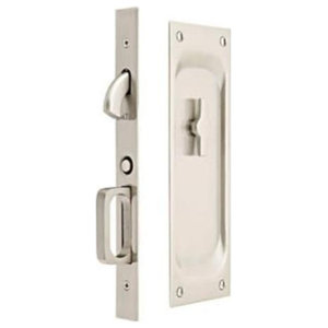 Anacapa by FPL-Solid Brass Modern Pocket Door Mortise Lock in Privacy Function 