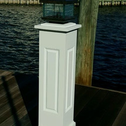PVC Newel Post & Column Wraps - Post Lights