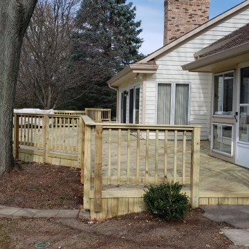 Re-Deck with Pressure Treated Pine & add solid skirting in Hawthorne Woods, IL