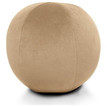Posh Ball Pillow - Taupe