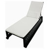 Java Brown Happy Hour Lounger, Black and Taupe Cushion