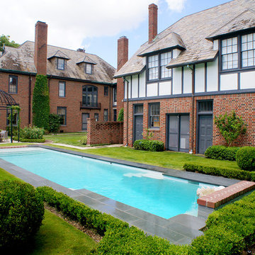 English Contemporary Estate - Historic Courtlandt Place, Houston