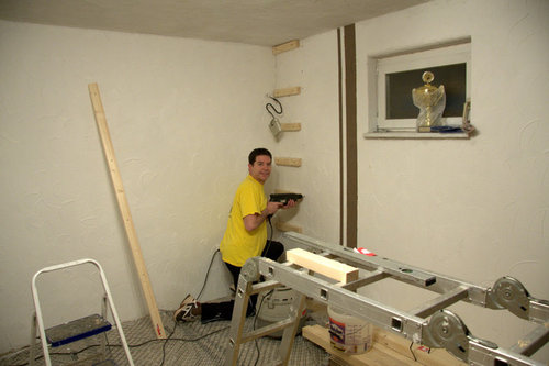 Ungenutzter Kellerraum - vorher / nachher