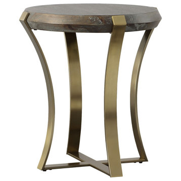 Uttermost - 22940 - Side Table - Unite - Brushed Brass