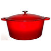 Le Chef 13-Piece All Enameled Cast Iron Cherry Cookware Set