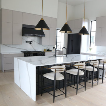 Wimberley New Build with Urban Effects Gray Cabinets