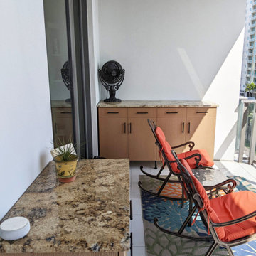 Custom Weatherproof Outdoor Cabinets made with Sustainable Wood Alternative