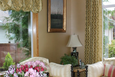 Inspiration for a timeless living room remodel in Seattle