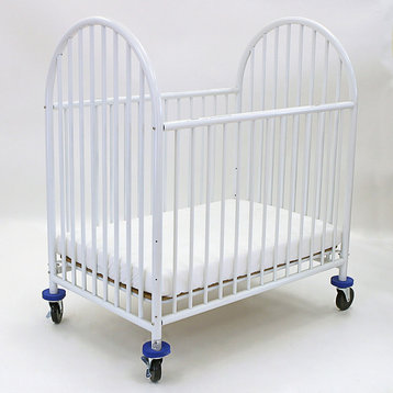 Arched Metal Compact Crib