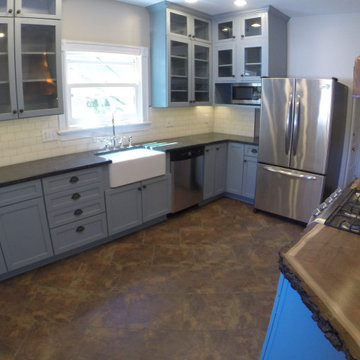 Kitchens and bathroom