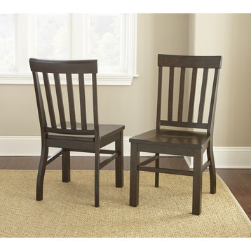 Cayla Dark Oak Side Chair (Set of 2) - Natural