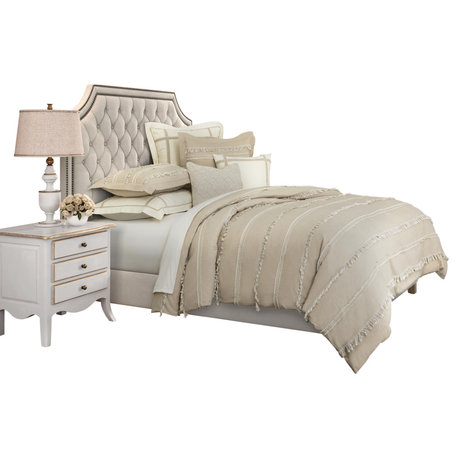 Country Lane 7-Piece Queen Duvet Set - Toast
