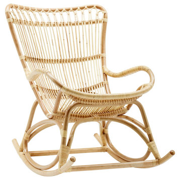 Monet Rattan Rocking Chair - Natural